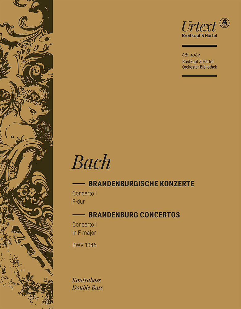 Brandenburg Concerto No. 1 in F major BWV 1046 [double bass part]