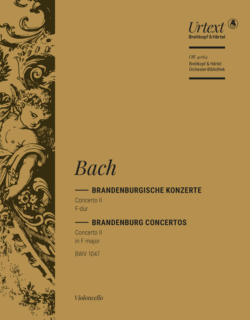 Brandenburg Concerto No. 2 in F major BWV 1047 [violoncello part]