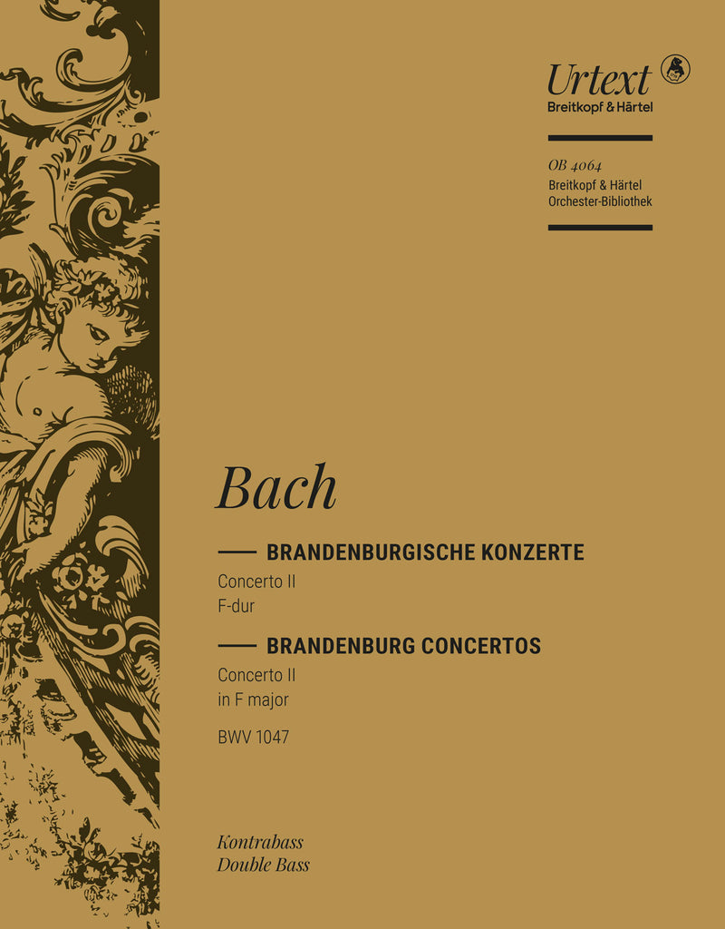 Brandenburg Concerto No. 2 in F major BWV 1047 [double bass part]