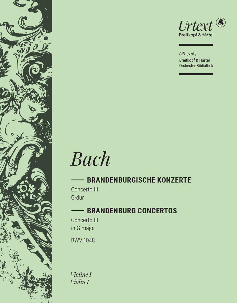 Brandenburg Concerto No. 3 in G major BWV 1048 [violin 1 part]