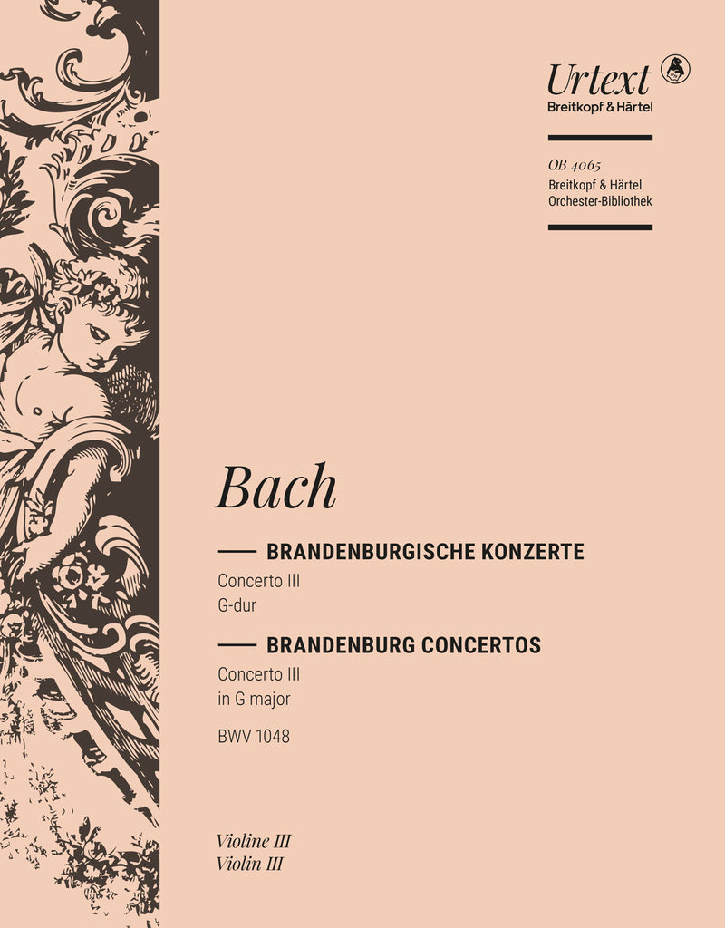 Brandenburg Concerto No. 3 in G major BWV 1048 [violin 3 part]