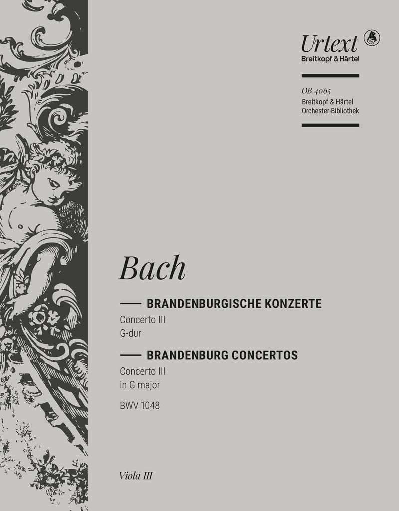 Brandenburg Concerto No. 3 in G major BWV 1048 [viola 3 part]