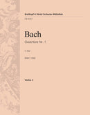 Overture (Suite) No. 1 in C major BWV 1066 [violin 2 part]