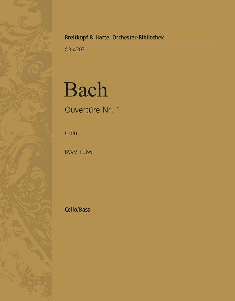 Overture (Suite) No. 1 in C major BWV 1066 [basso (cello/double bass) part]