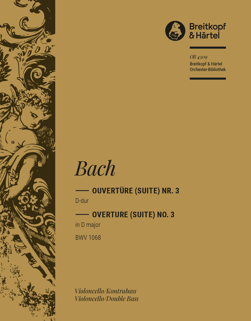 Overture (Suite) No. 3 in D major BWV 1068 [basso (cello/double bass) part]