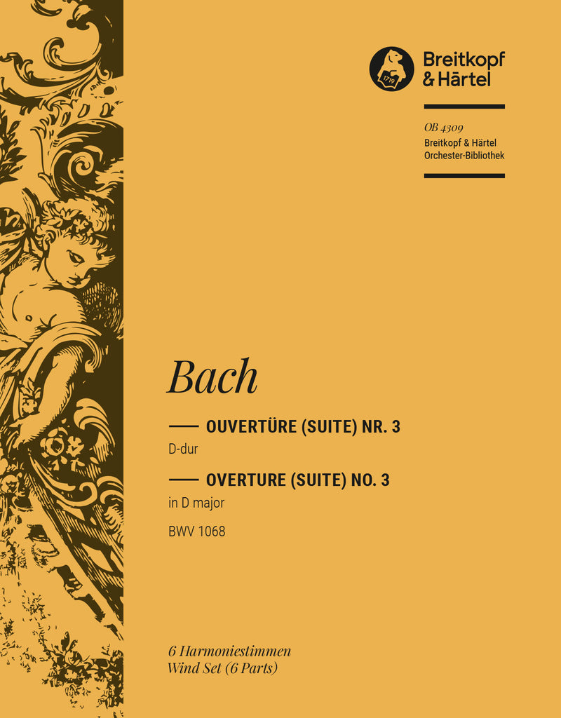 Overture (Suite) No. 3 in D major BWV 1068 [wind parts]