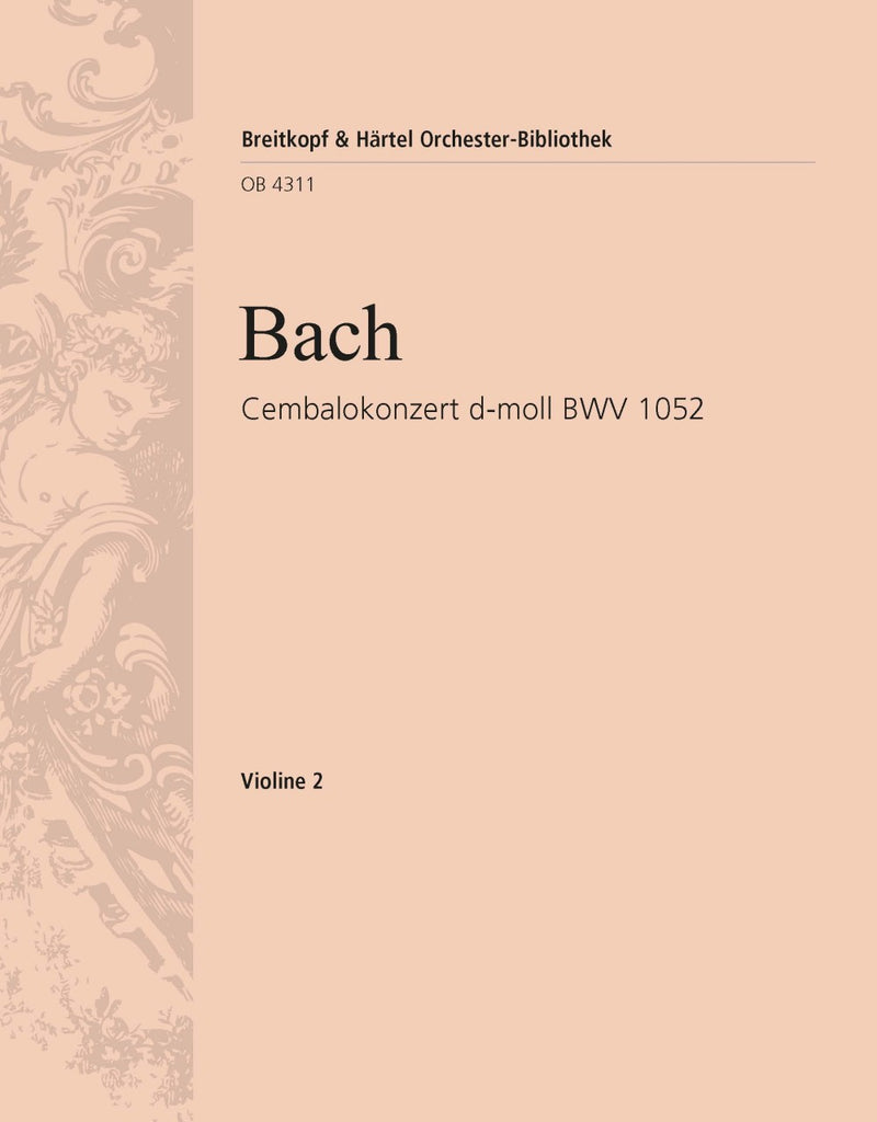 Harpsichord Concerto in D minor BWV 1052 [violin 2 part]
