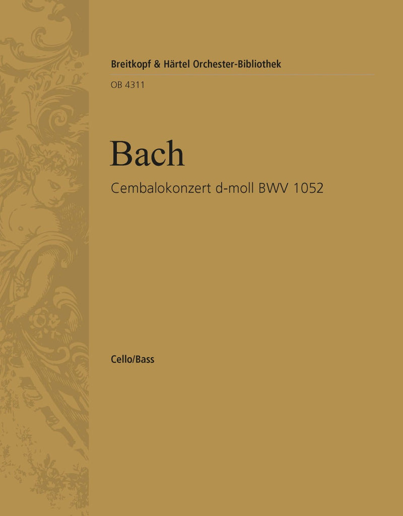Harpsichord Concerto in D minor BWV 1052 [basso (cello/double bass) part]