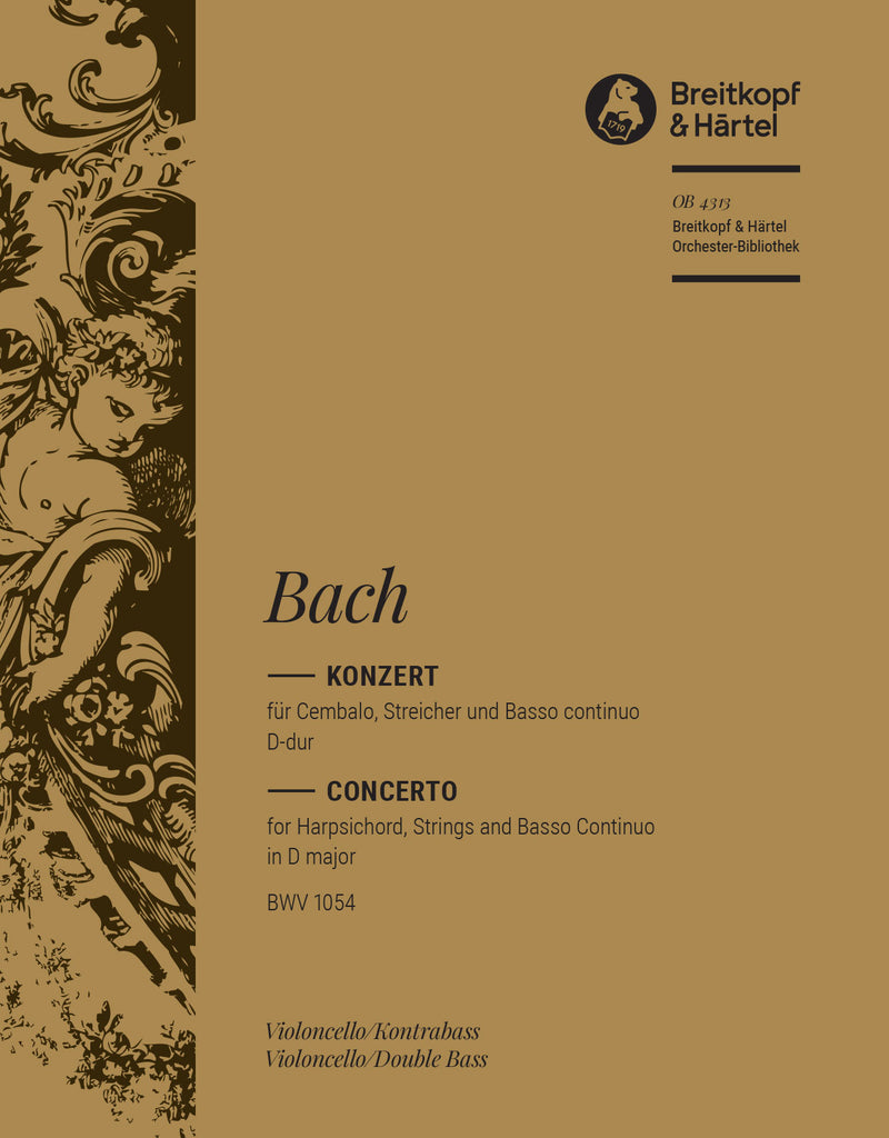 Harpsichord Concerto in D major BWV 1054 [basso (cello/double bass) part]