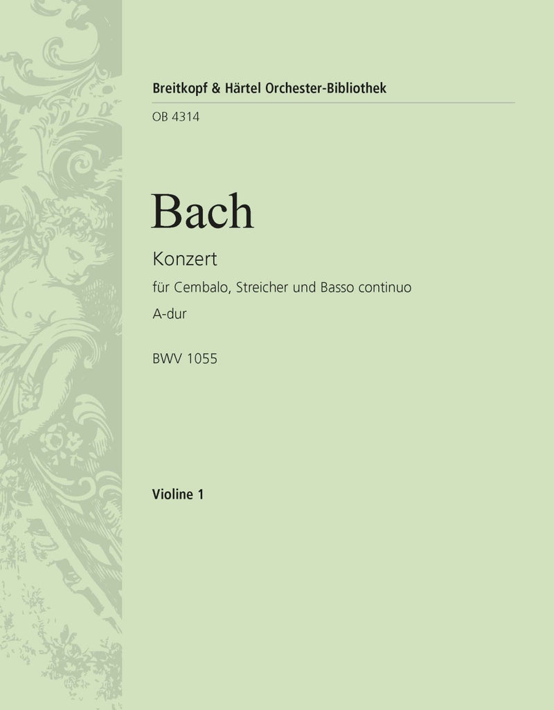 Harpsichord Concerto in A major BWV 1055 [violin 1 part]