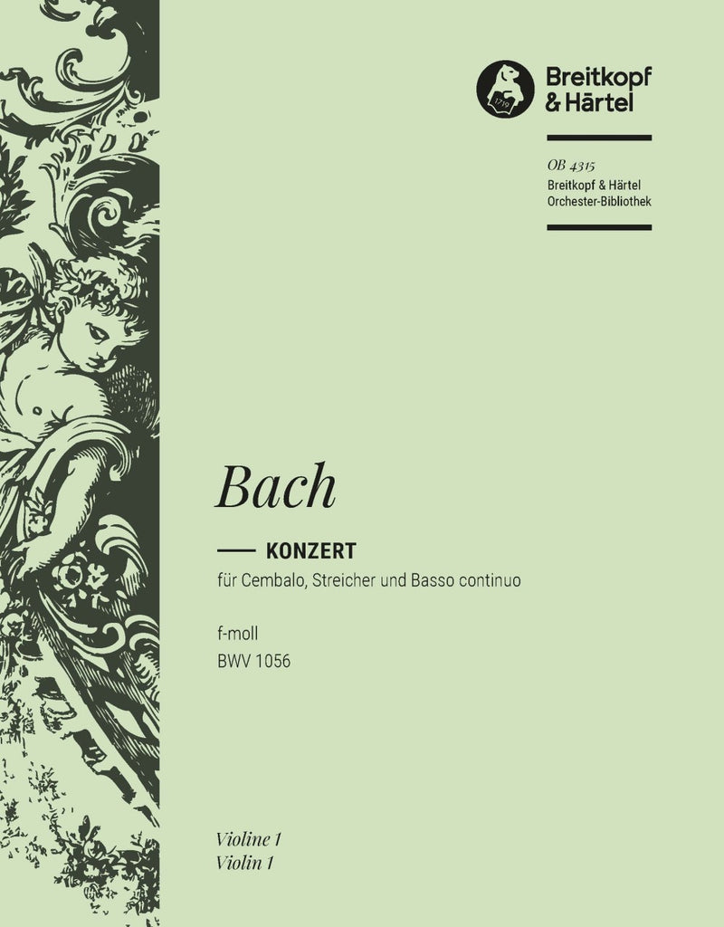 Harpsichord Concerto in F minor BWV 1056 [violin 1 part]