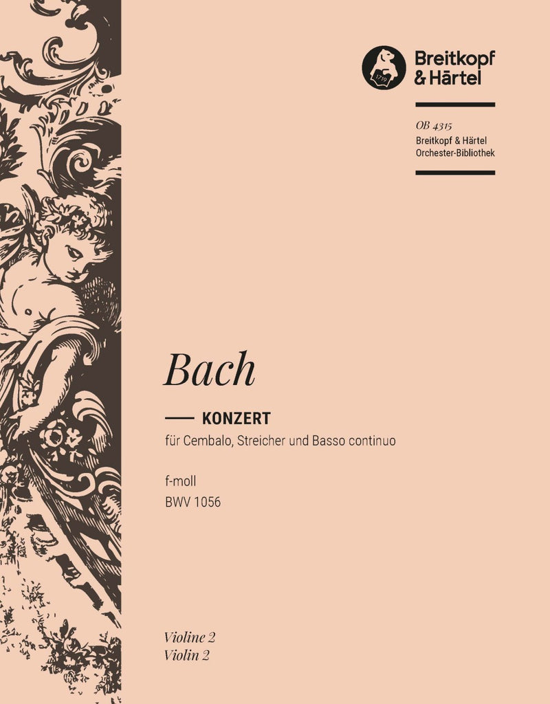 Harpsichord Concerto in F minor BWV 1056 [violin 2 part]