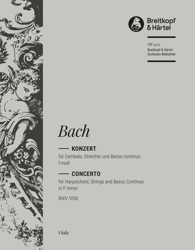 Harpsichord Concerto in F minor BWV 1056 [viola part]