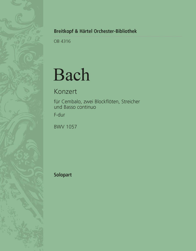 Harpsichord Concerto in F major BWV 1057 [solo recorder 1 part]