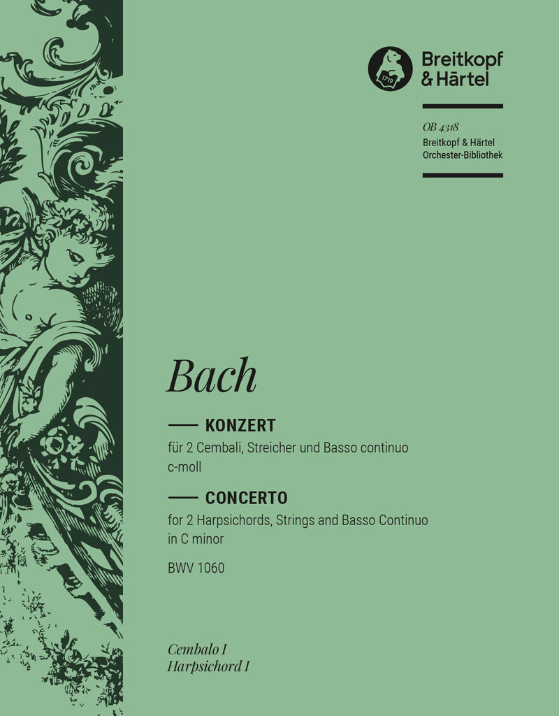 Harpsichord Concerto in C minor BWV 1060 [solo cemb 1 part]