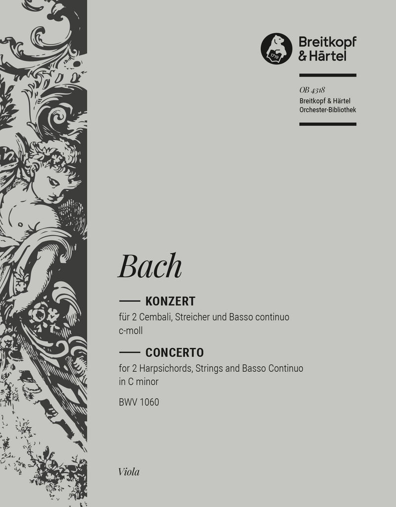 Harpsichord Concerto in C minor BWV 1060 [viola part]