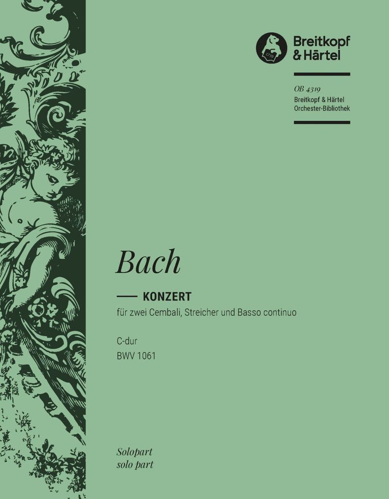 Harpsichord Concerto in C major BWV 1061 [solo cemb 1 part]