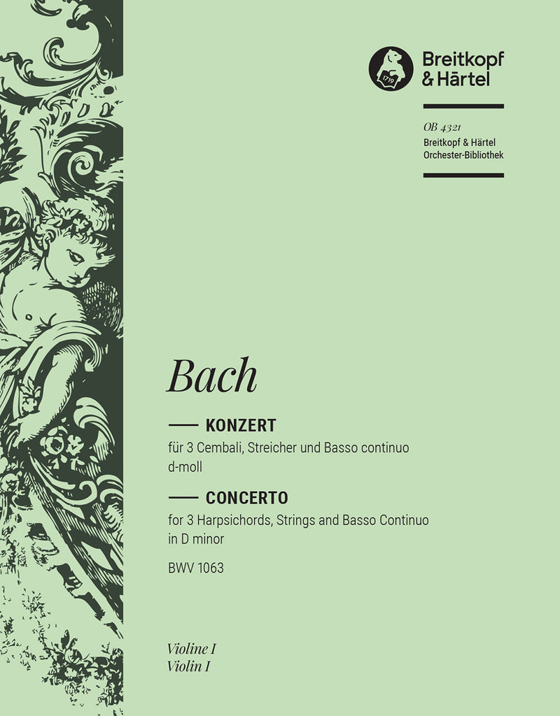 Harpsichord Concerto in D minor BWV 1063 [violin 1 part]