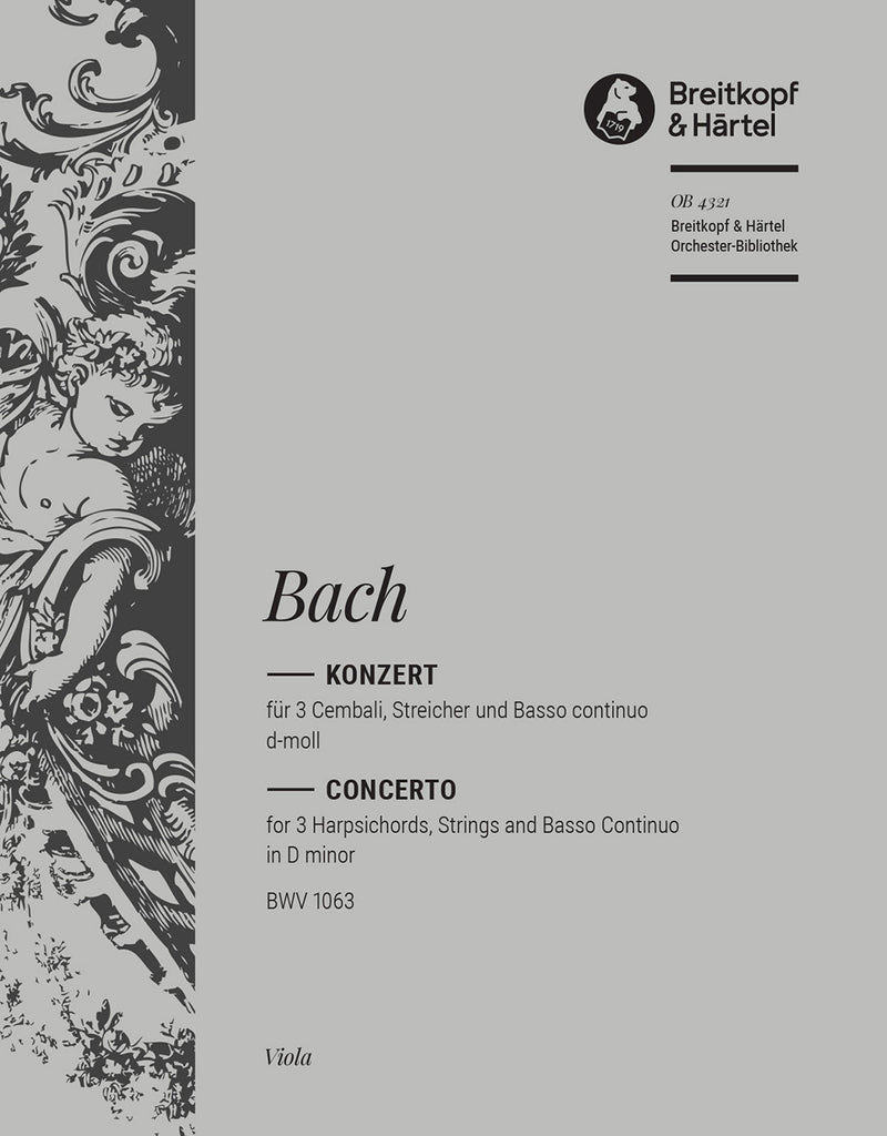 Harpsichord Concerto in D minor BWV 1063 [viola part]
