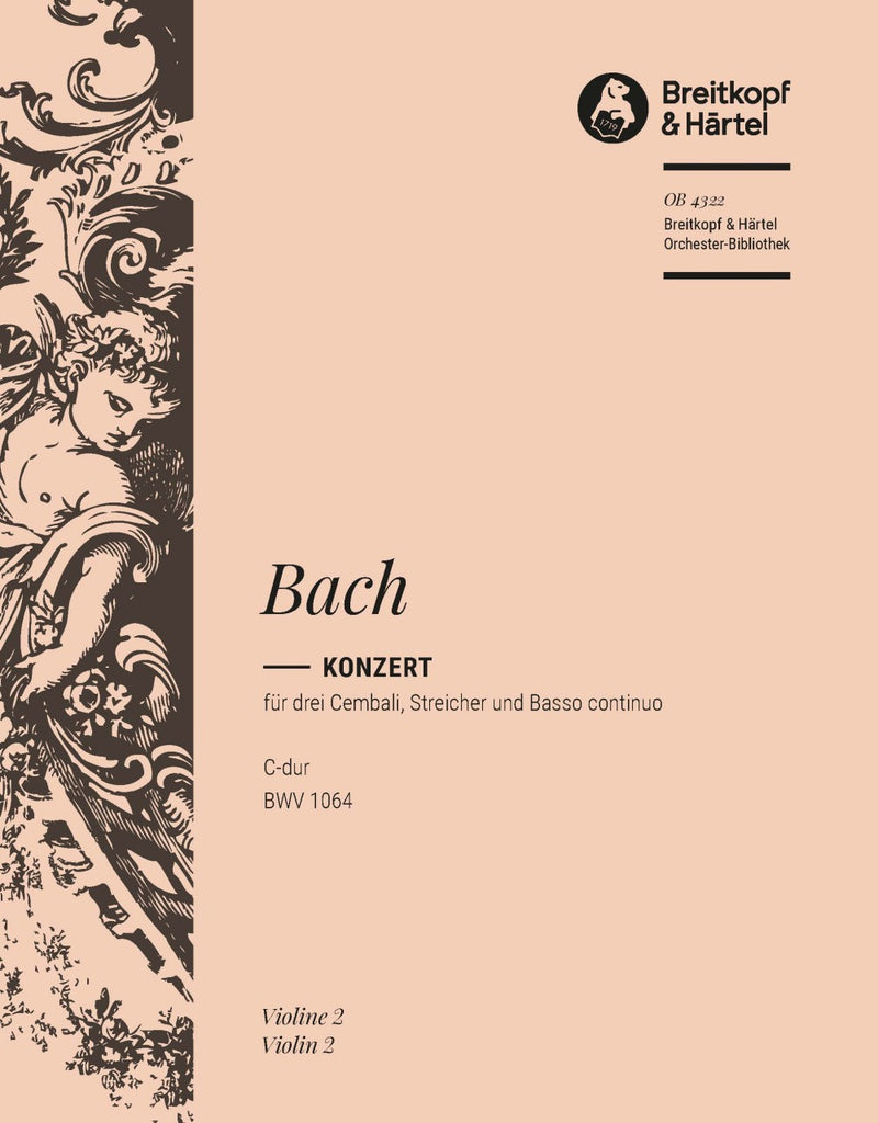 Harpsichord Concerto in C major BWV 1064 [violin 2 part]