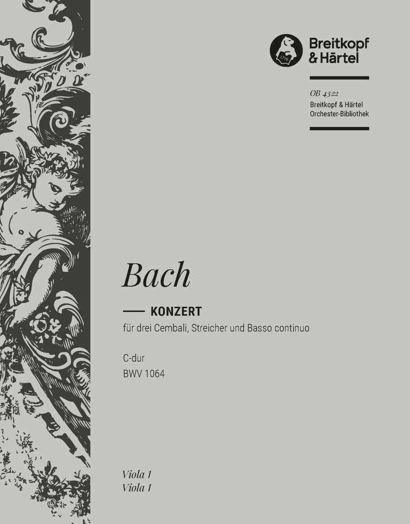 Harpsichord Concerto in C major BWV 1064 [viola part]