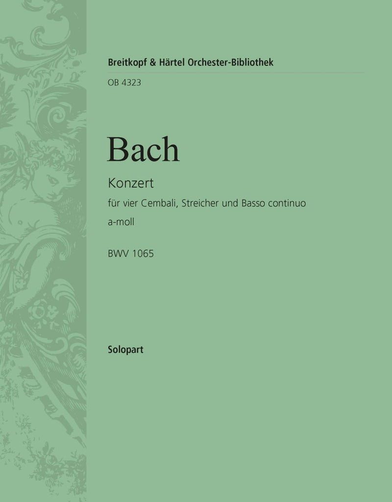 Harpsichord Concerto in A minor BWV 1065 [solo cemb 1 part]
