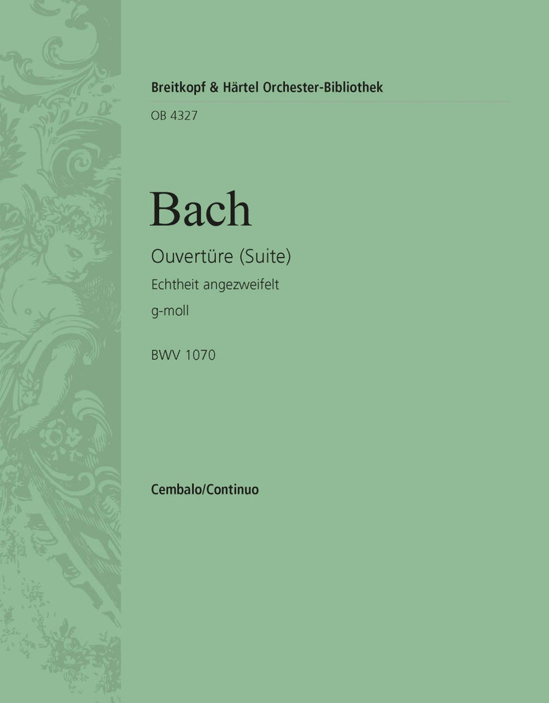 Overture (Suite) in G minor BWV 1070 [harpsichord/piano part]