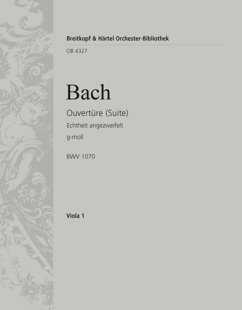 Overture (Suite) in G minor BWV 1070 [viola part]