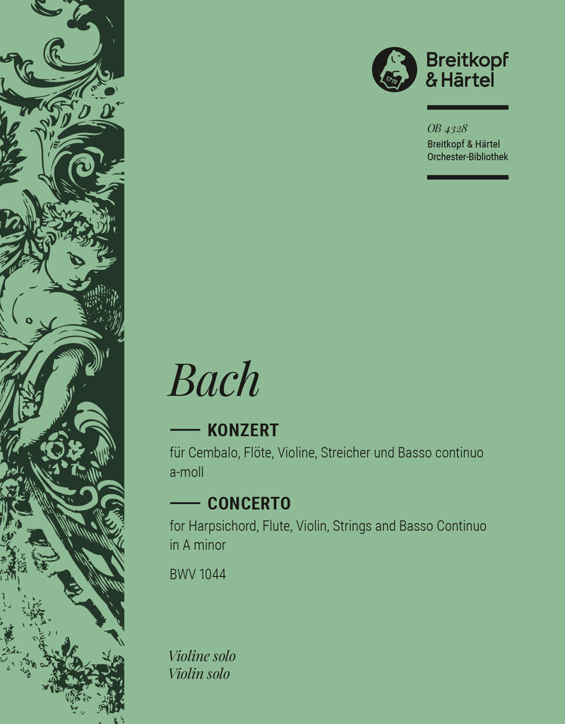 Concerto in A minor BWV 1044 [solo vl part]