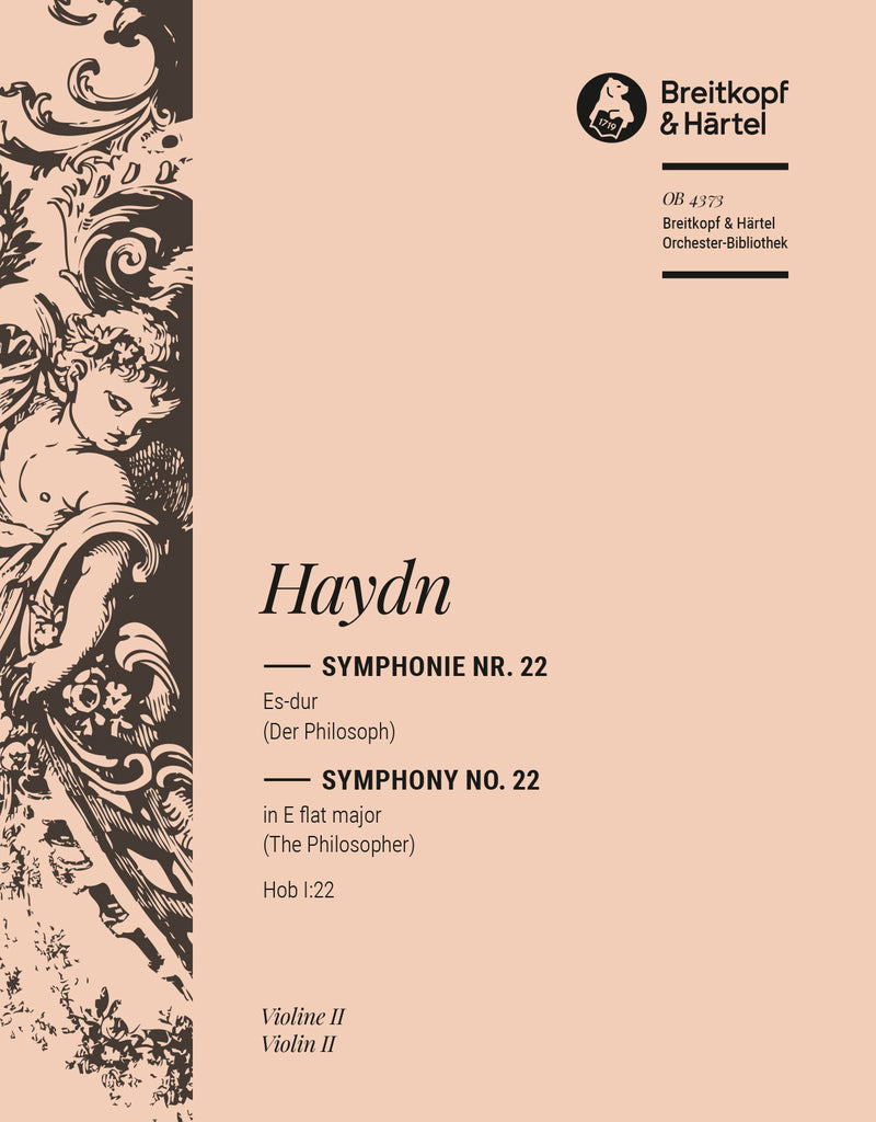 Symphony No. 22 in Eb major Hob I:22 [violin 2 part]