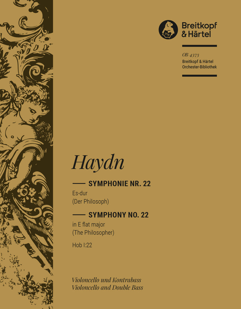 Symphony No. 22 in Eb major Hob I:22 [basso (cello/double bass) part]