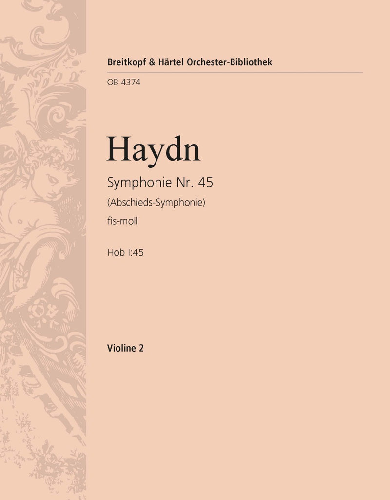 Symphony No. 45 in F minor Hob I:45 [violin 2 part]