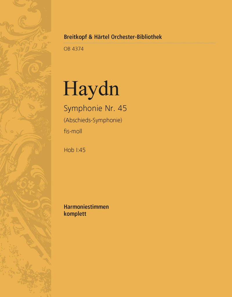 Symphony No. 45 in F minor Hob I:45 [wind parts]