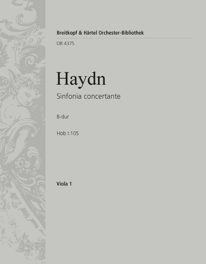 Sinfonia Concertante in Bb major Hob I:105 [viola part]