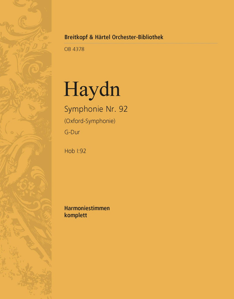 Symphony No. 92 in G major Hob I:92 [wind parts]