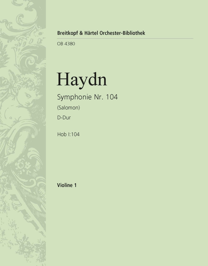 Symphony No. 104 in D major Hob I:104 [violin 1 part]