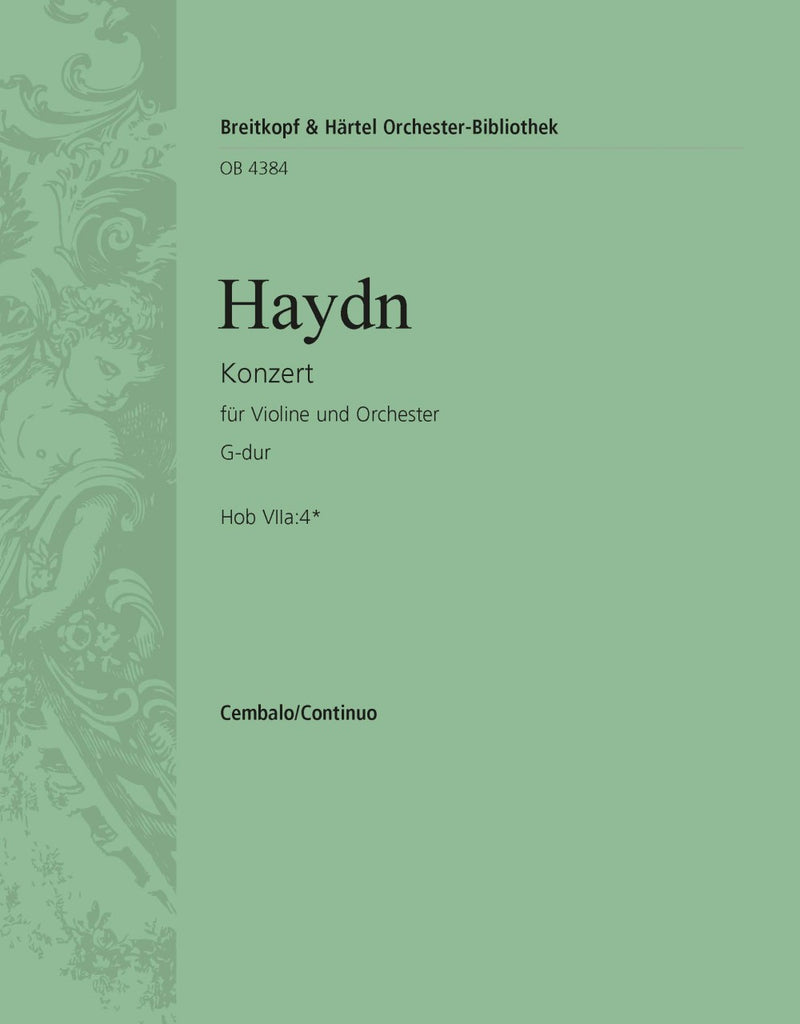 Violin Concerto in G major Hob VIIa:4* [continuo realization]