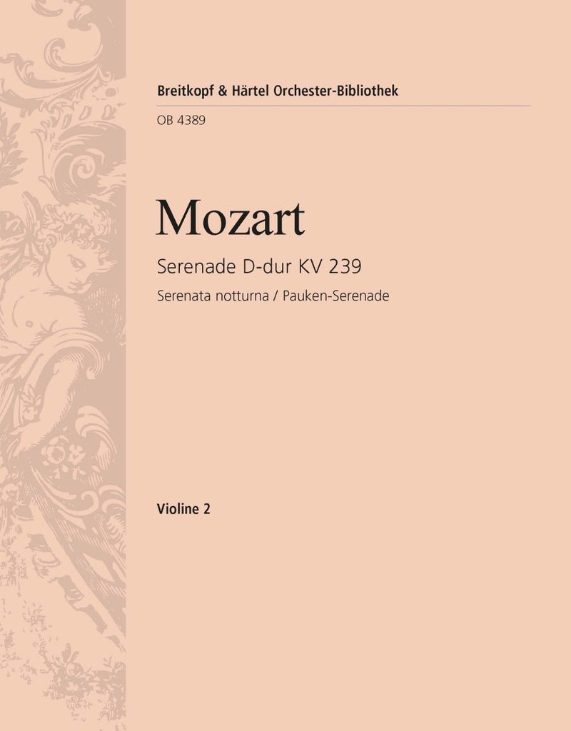 Serenade in D major K. 239 [violin 2 part]