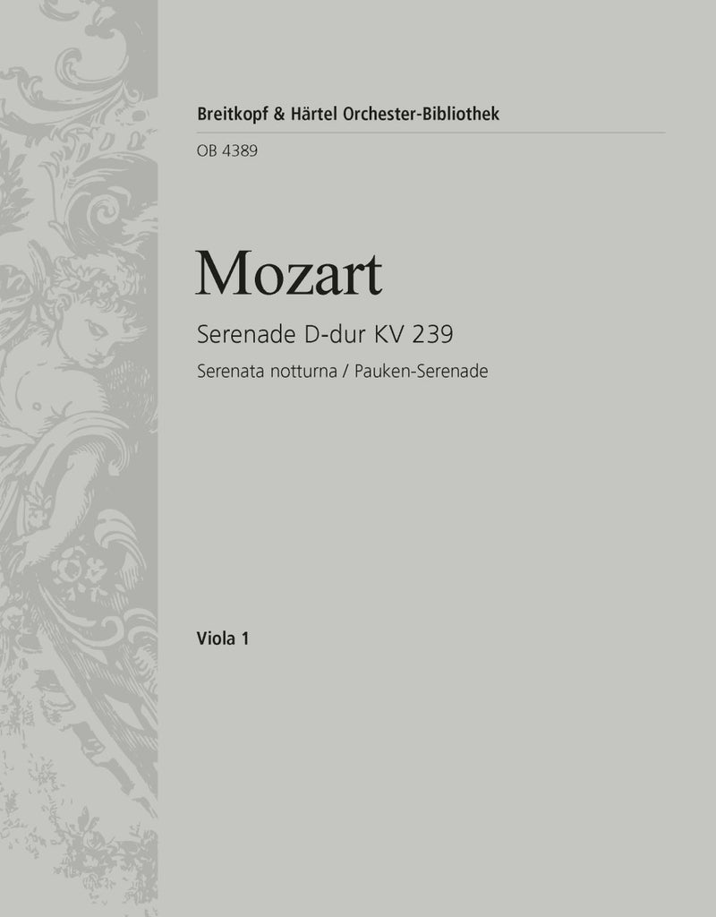 Serenade in D major K. 239 [viola part]