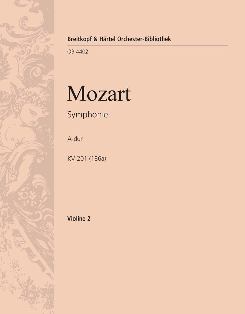 Symphony [No. 29] in A major K. 201 (186a) [violin 2 part]