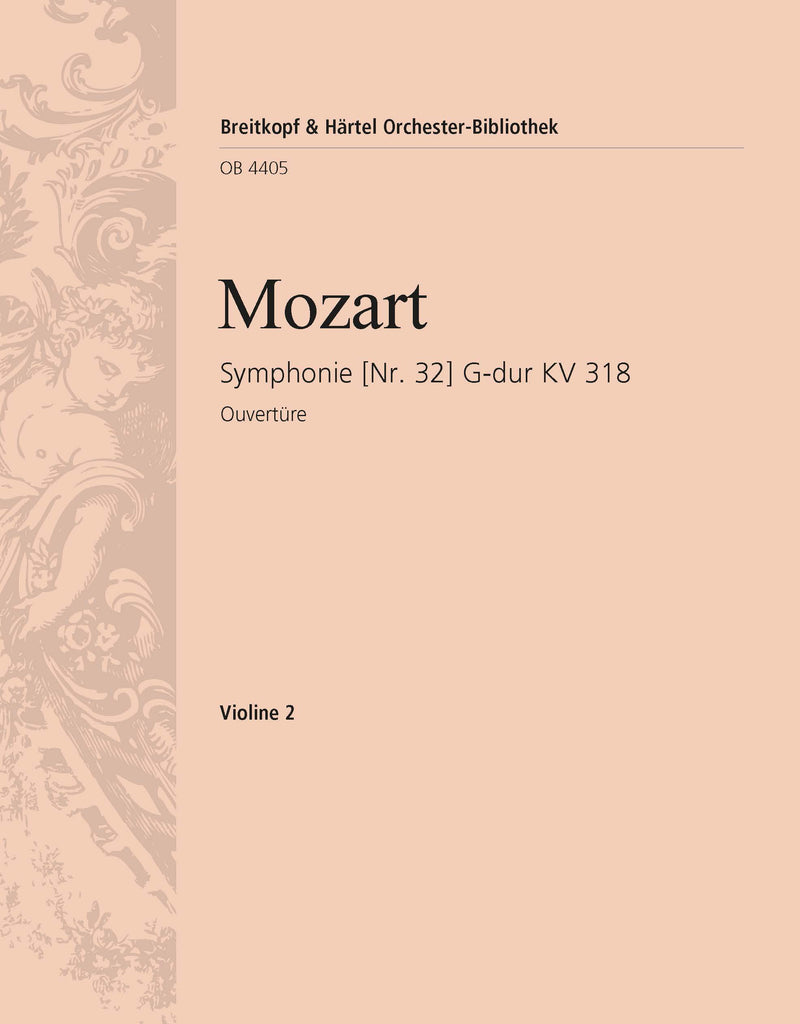 Symphony [No. 32] in G major K. 318 [violin 2 part]