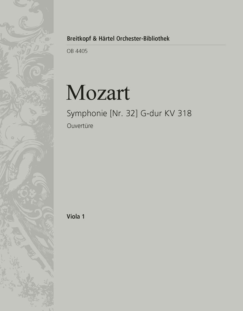 Symphony [No. 32] in G major K. 318 [viola part]