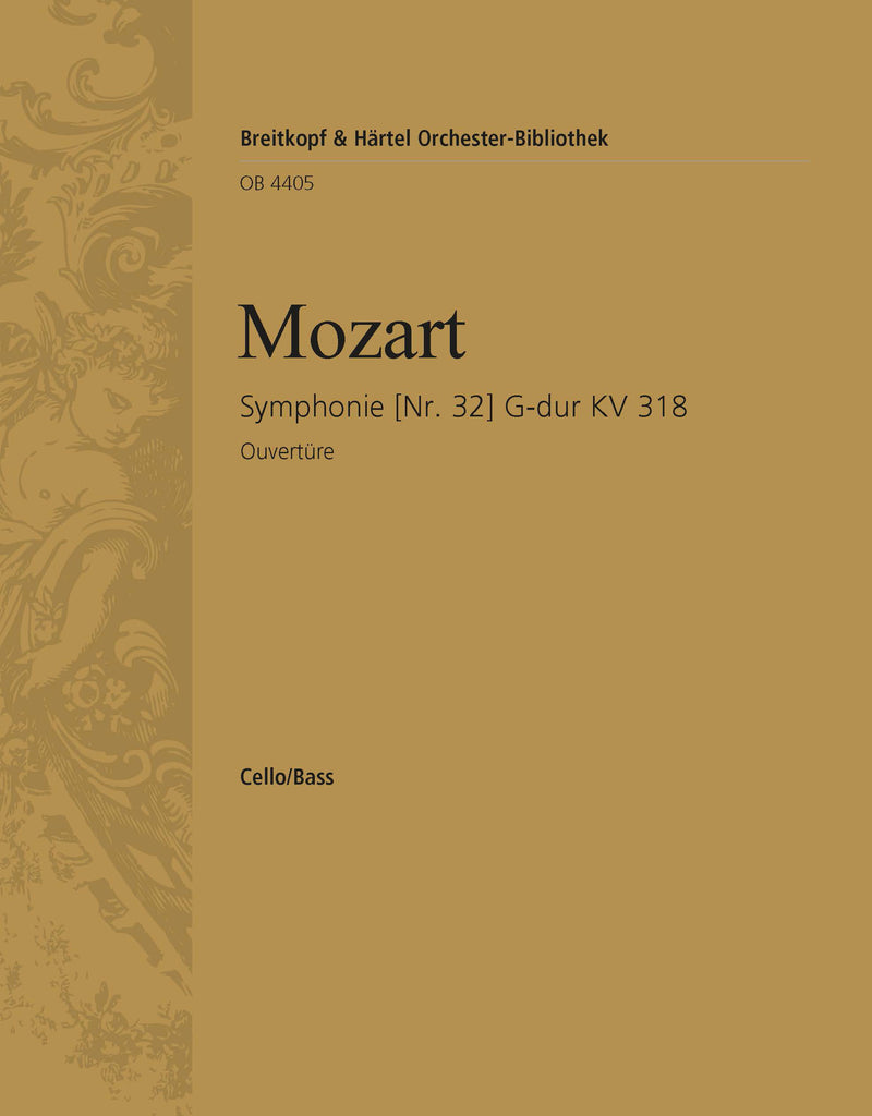 Symphony [No. 32] in G major K. 318 [basso (cello/double bass) part]