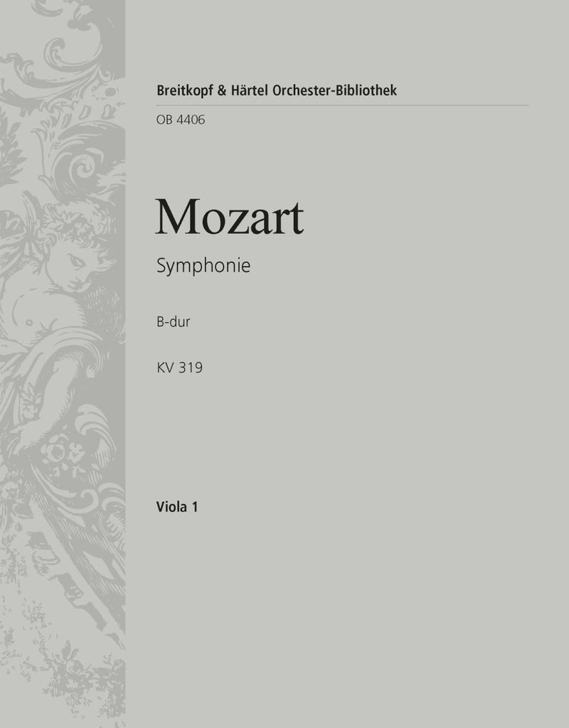 Symphony [No. 33] in Bb major K. 319 [viola part]