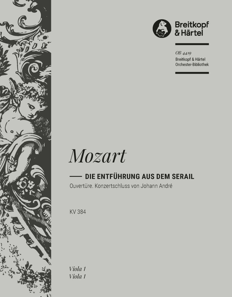 Die Entführung aus dem Serail KV 384 – Overture to the Singspiel (André校訂) [viola part]
