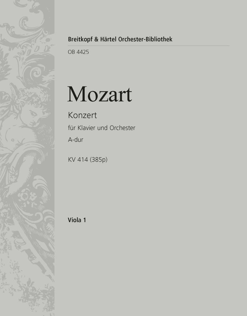 Piano Concerto [No. 12] in A major K. 414 (385p) [viola part]