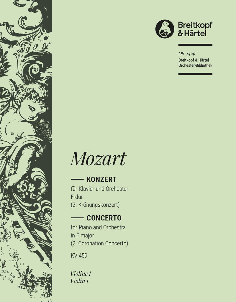 Piano Concerto [No. 19] in F major K. 459 [violin 1 part]