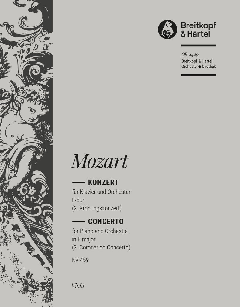 Piano Concerto [No. 19] in F major K. 459 [viola part]