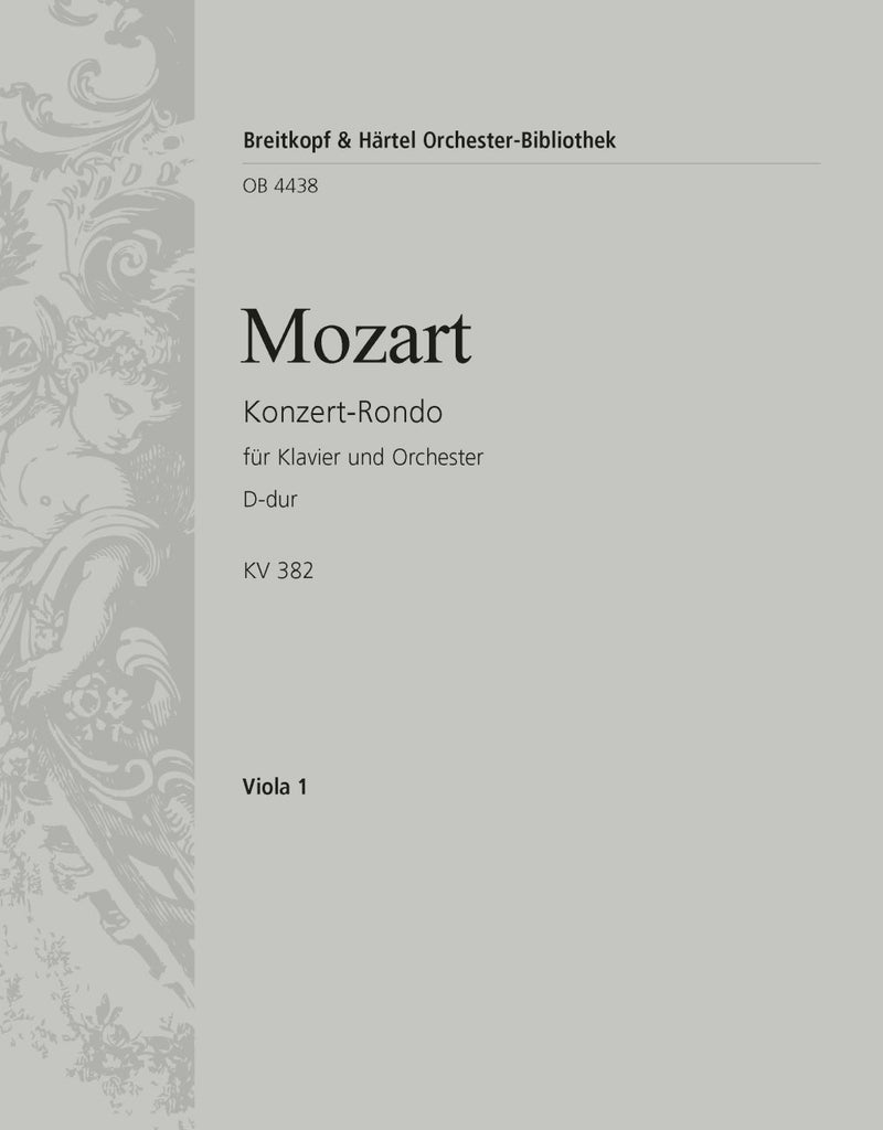 Concert Rondo in D major K. 382 [viola part]