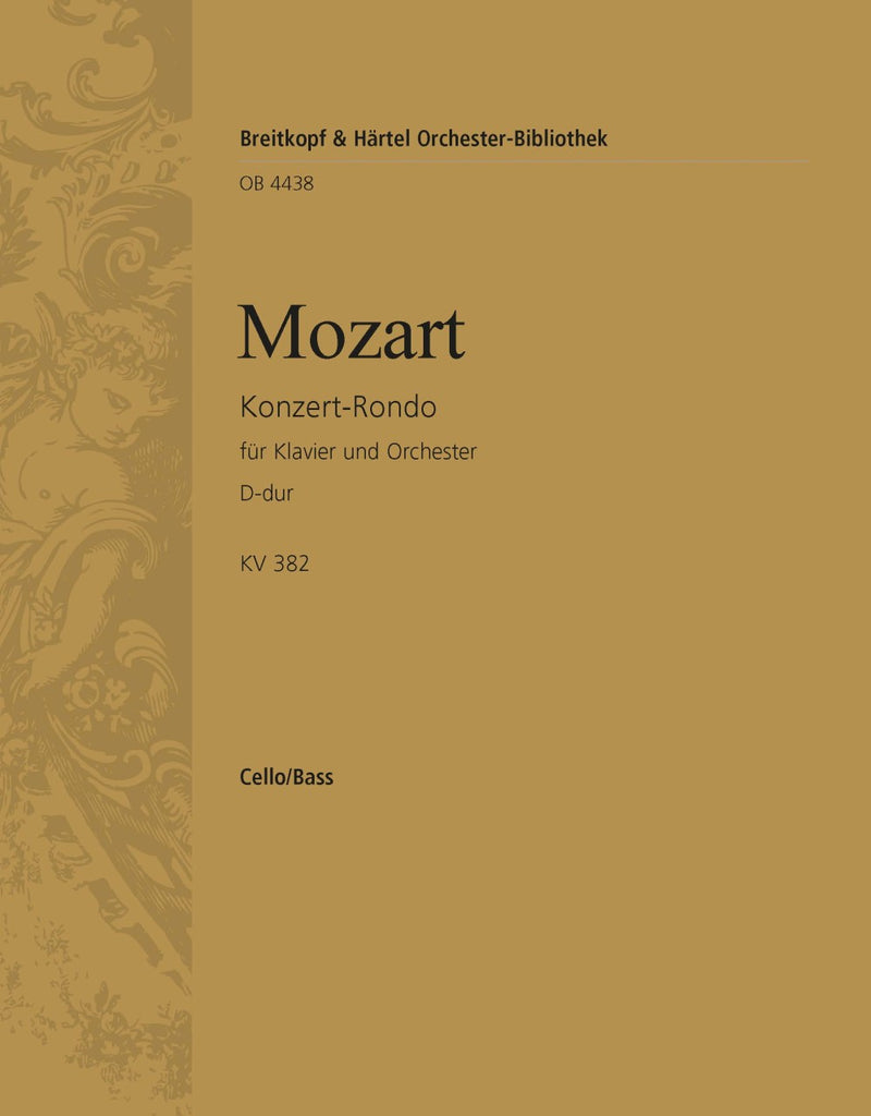 Concert Rondo in D major K. 382 [basso (cello/double bass) part]